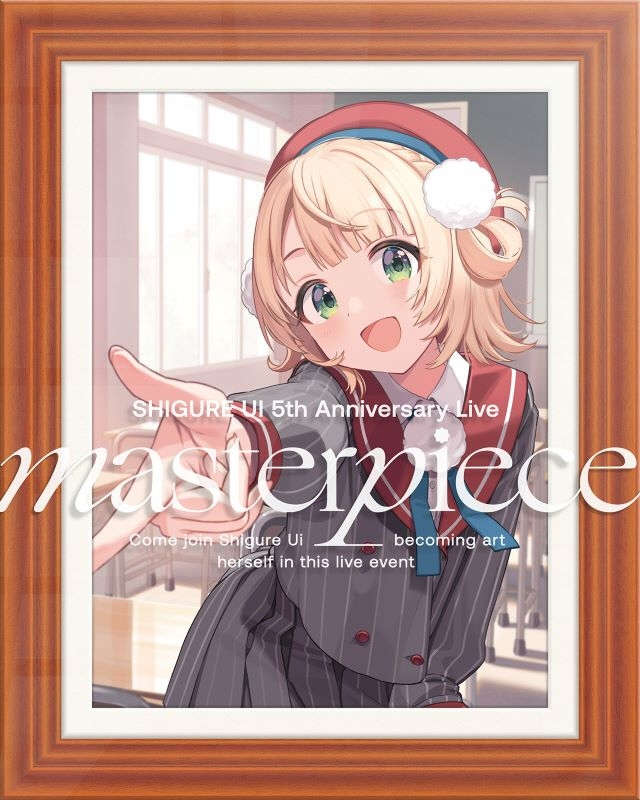 【Blu-ray】 시구레우이/SHIGURE UI 5th Anniversary Live “masterpiece” Blu-ray【초회한정반】