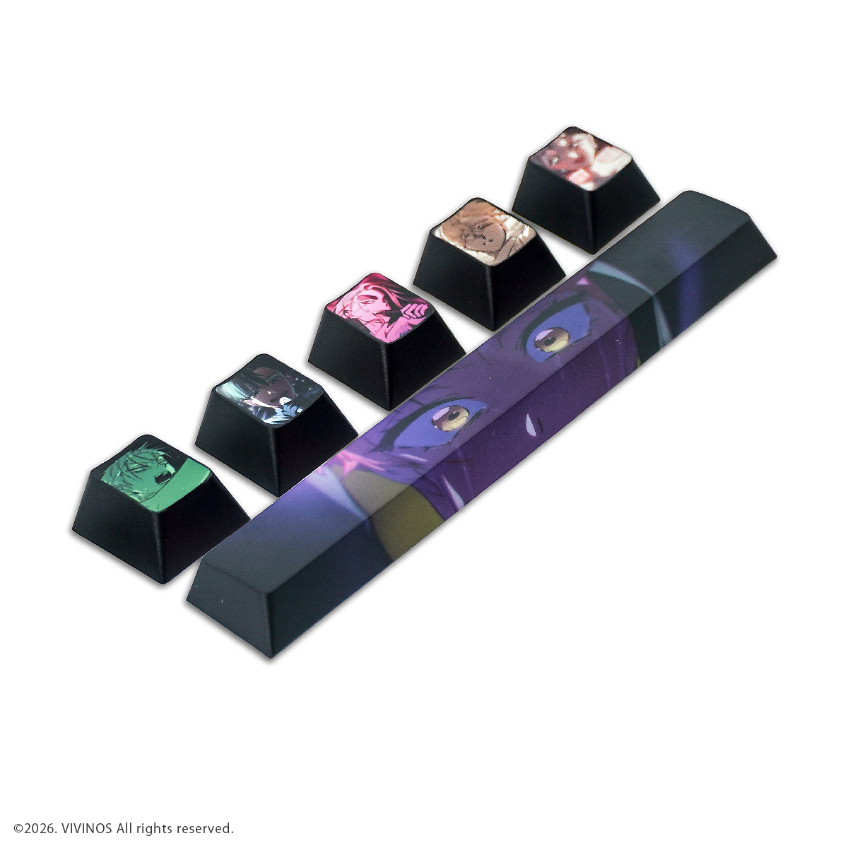 【굿즈-그 외】 ALIEN STAGE&times;후모코레 키캡 세트