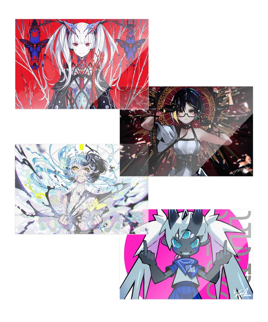 【굿즈-포스트카드】 SSS by applibot 클리어PP 포스트카드 세트 A (4장입)
<PALOW., MASAFUMI TAKAGI, MAI YONEYAMA, Sevnzel>