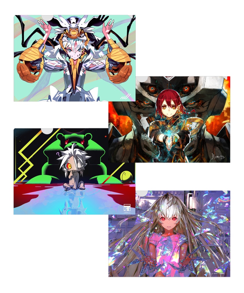 【굿즈-클리어파일】 SSS by applibot 클리어파일 세트B (4장입)
<NAJI YANAGIDA, BUNBUN, ISSSAI, taiki>