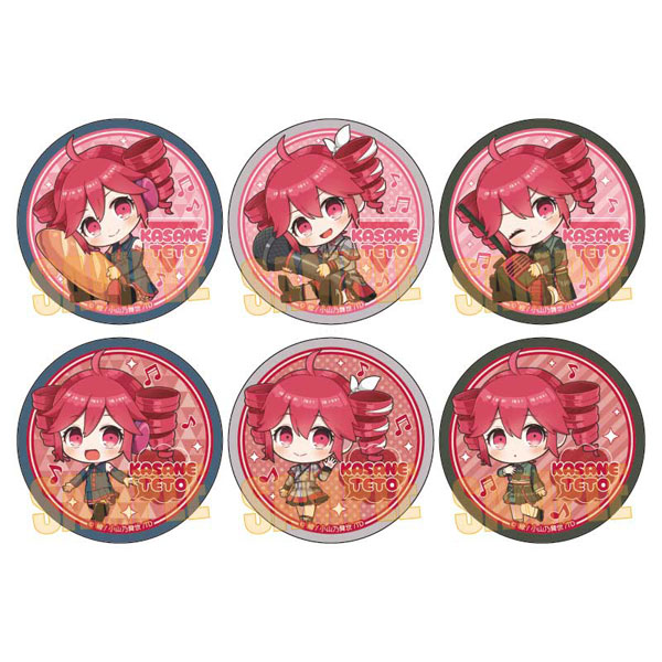 【굿즈-뱃지】 VOCALOID B6 트레이딩 캔뱃지 카사네 테토 (랜덤)