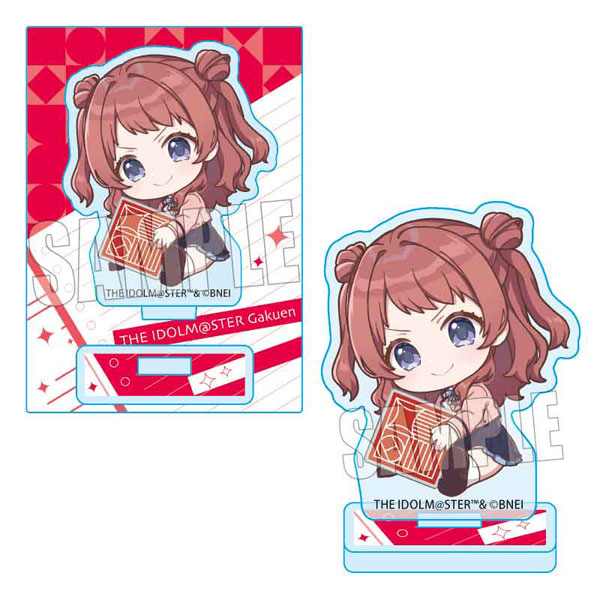 【굿즈-스탠드팝】 학원 아이돌마스터 규귯토 미니 스탠드 하나미 사키