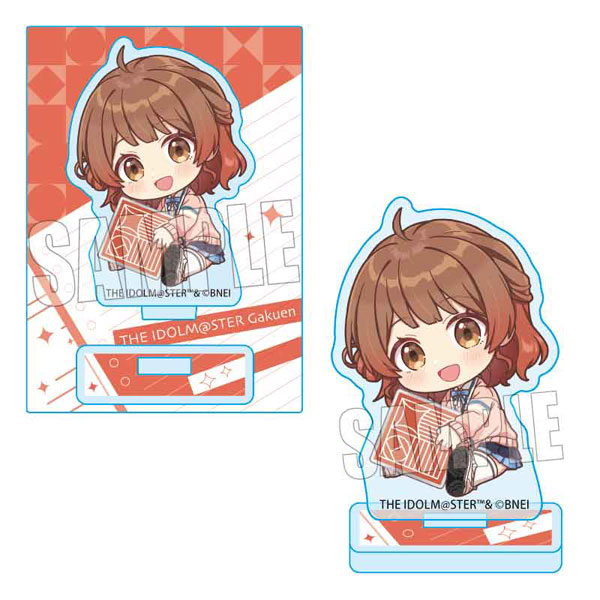 【굿즈-스탠드팝】 학원 아이돌마스터 규귯토 미니 스탠드 하나미 우메