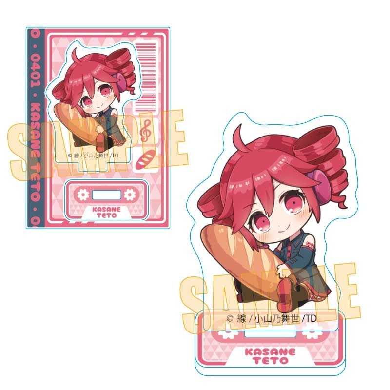 【굿즈-아크릴스탠드】 VOCALOID 규귯토 아크릴 스탠드 통상 의상 카사네 테토