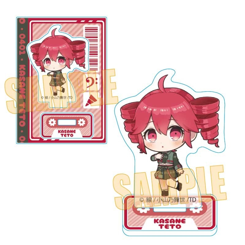 【굿즈-아크릴스탠드】 VOCALOID 테쿠토코 아크릴 스탠드 VP 의상 카사네 테토