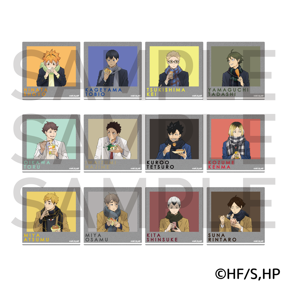 【굿즈-클립】 하이큐!! 하후하후 페이퍼 클립 포토 카드 전12종 (랜덤)