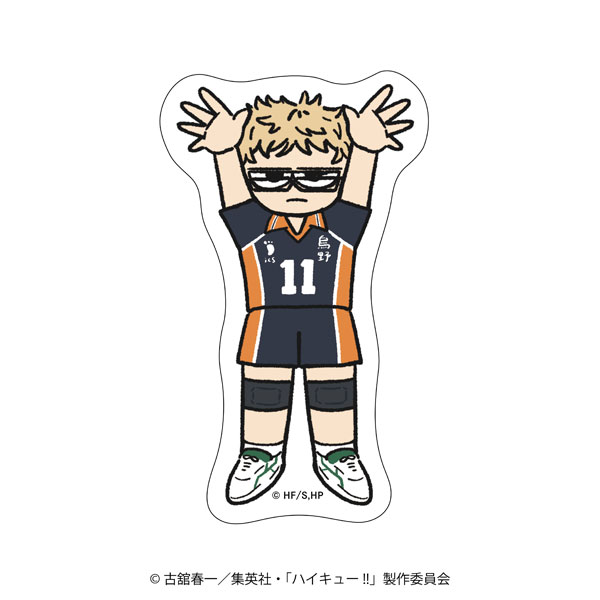 【굿즈-스티커】 하이큐!! 애니판 지로리 다이컷 스티커 시합ver. (츠키시마 케이)