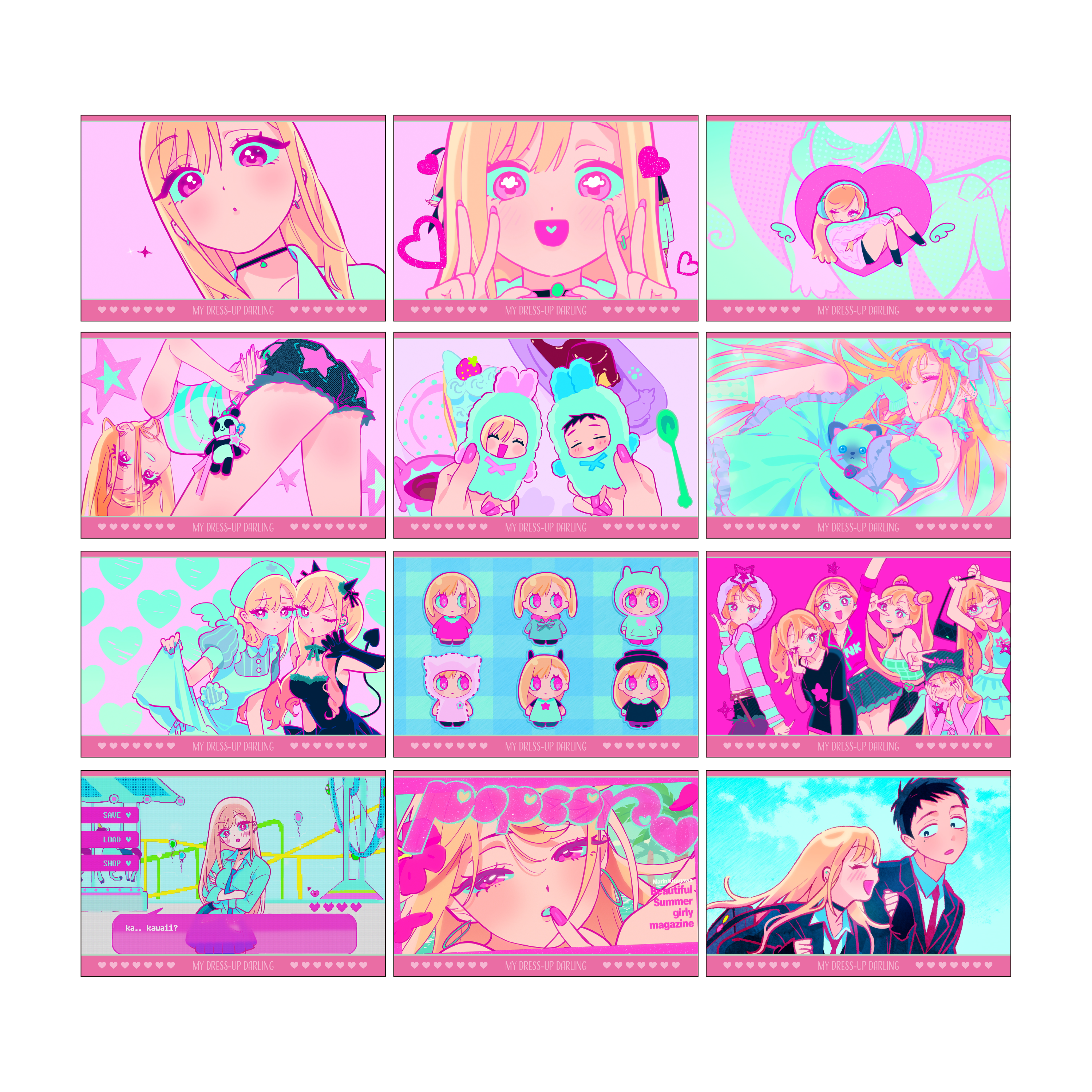 【굿즈-포스트카드】 그 비스크 돌은 사랑을 한다 포스트카드 세트