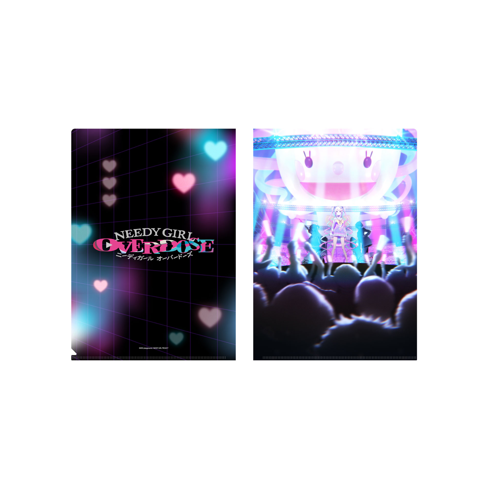 【굿즈-클리어파일】 NEEDY GIRL OVERDOSE A4사이즈 클리어파일 <제1탄 키비쥬얼>