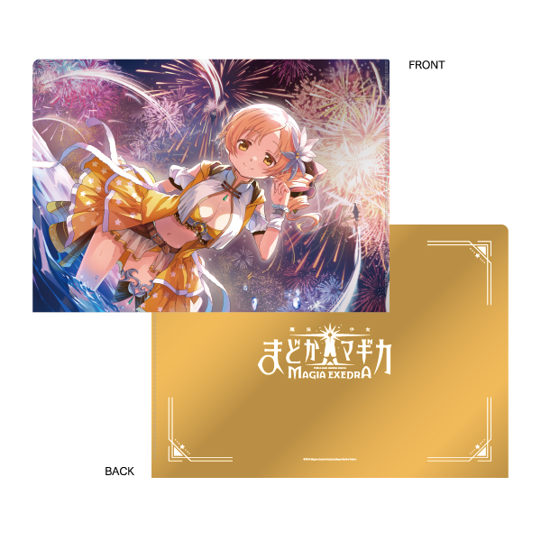 【굿즈-클리어파일】 마법소녀 마도카 마기카 Magia Exedra 메탈릭 클리어파일 토모에 마미