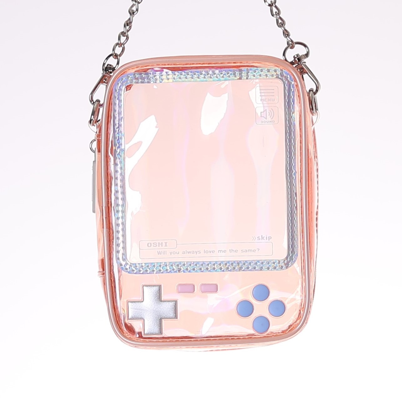 【굿즈-파우치】 논캐릭 코아데 Osel 휴대폰게임 모양 마스코트 파우치 오렌지