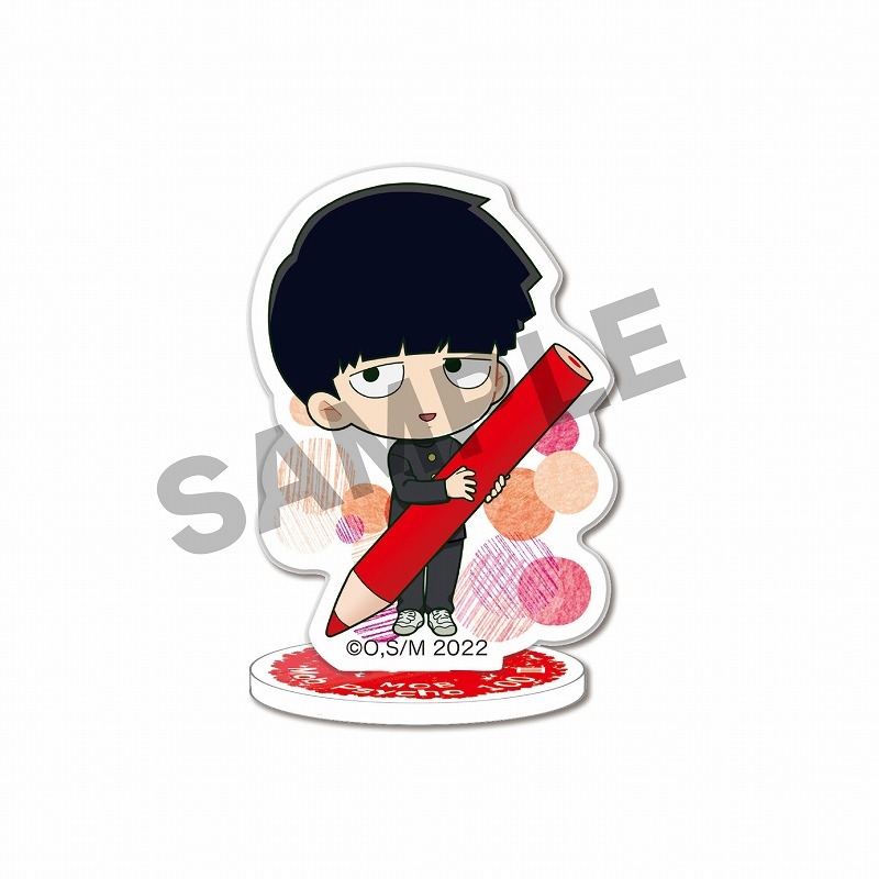 【굿즈-스탠드팝】 모브사이코 100 Ⅲ 애니판 아크릴스탠드 피규어 색연필ver. 모브