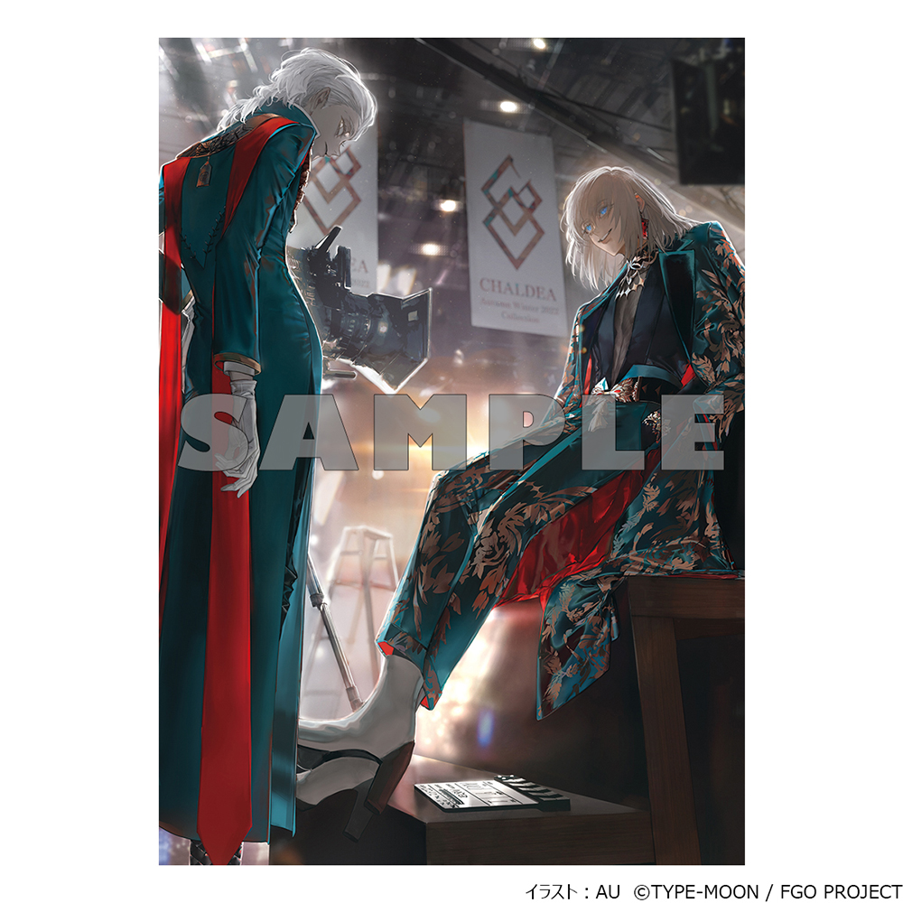 【굿즈-아크릴판넬】 Fate&Grand Order AU 일러스트 A5아크릴패널 오베론&이스칸달