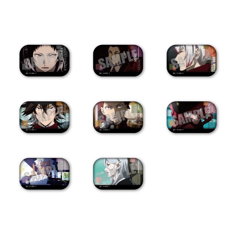 【굿즈-캔뱃지】 문호 스트레이독스 B8 트레이딩 스퀘어 캔뱃지 컬렉션 장면사B