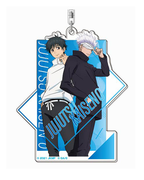 【굿즈-키홀더】 주술회전 극장판0 아크릴키홀더 04 옷코츠 고죠