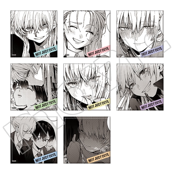 【굿즈-뱃지】 귀엽기만 한 게 아닌 시키모리 양 B8 스퀘어 뱃지 컬렉션 원작판