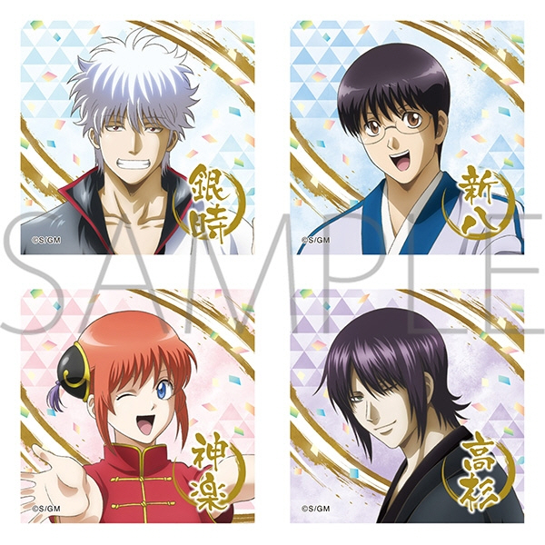 【굿즈-스티커】 은혼 THE FINAL 스티커 긴토키 신파치 카구라 타카스기