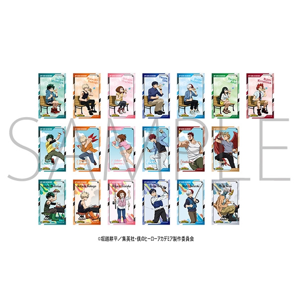 【굿즈-카드】 나의 히어로 아카데미아 B12 메모리얼 클리어 카드 콜렉션