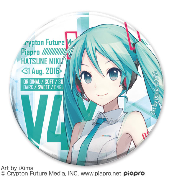 【굿즈-캔뱃지】 VOCALOID 하츠네미쿠 V4X 65mm 캔뱃지