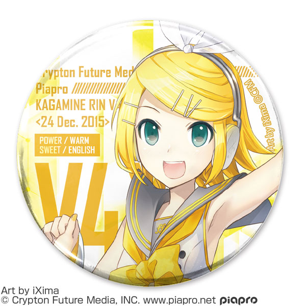 【굿즈-캔뱃지】 VOCALOID 카가미네 린 V4X 65mm 캔뱃지