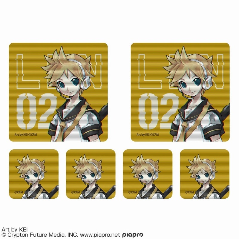 【굿즈-스티커】 VOCALOID 카가미네 렌 미니 스티커 세트