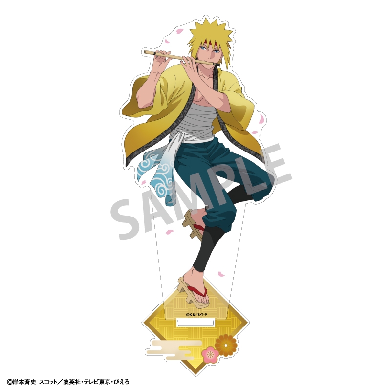 【굿즈-스탠드팝】 나루토 질풍전 아크릴스탠드 나미카제 미나토/무용