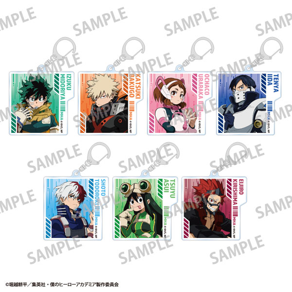 【굿즈-키홀더】 나의 히어로 아카데미아 B7 트레이딩 아크릴키홀더 vol.1 7기