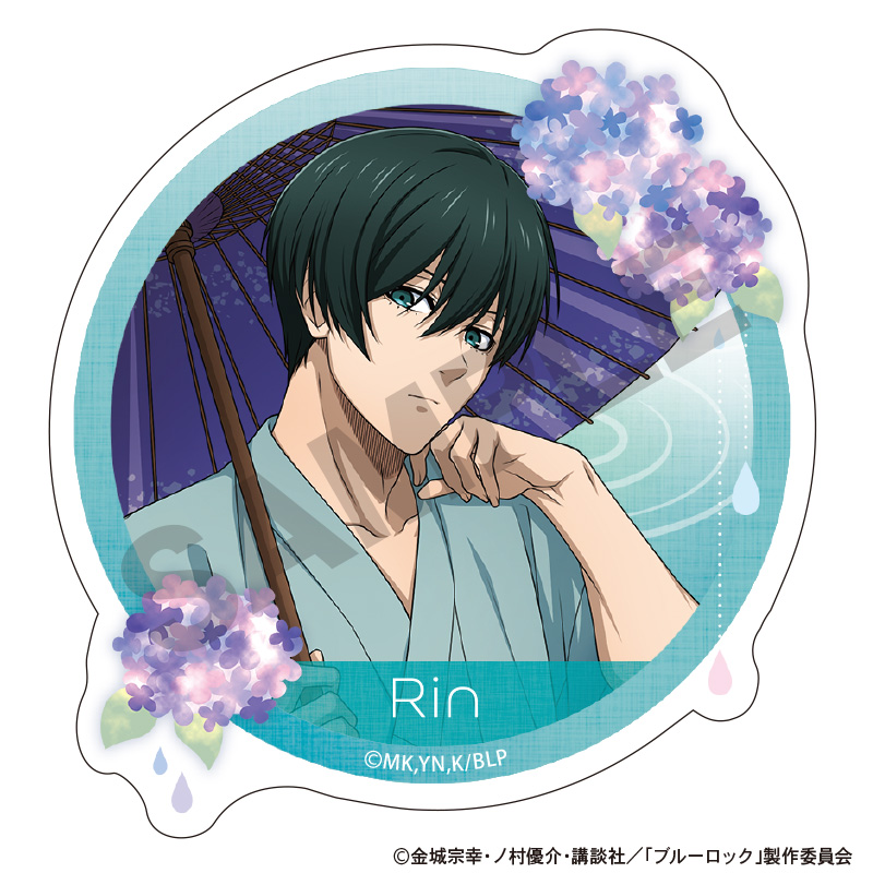 【굿즈-클립】 블루 록 아크릴 클립 이토시 린 장마