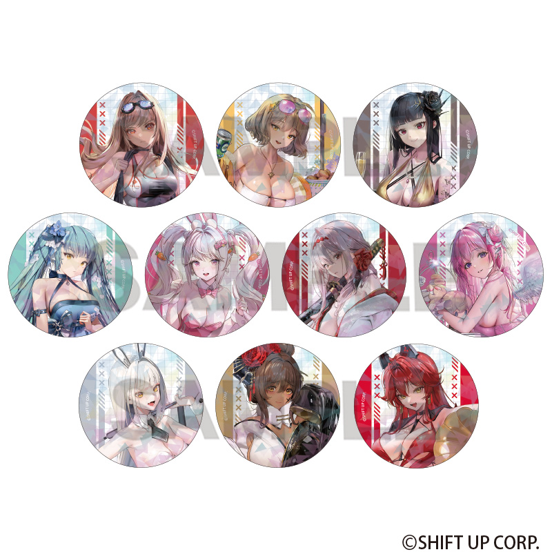 【굿즈-뱃지】 승리의여신:NIKKE B10 트레이딩 홀로그램 캔뱃지 (랜덤)