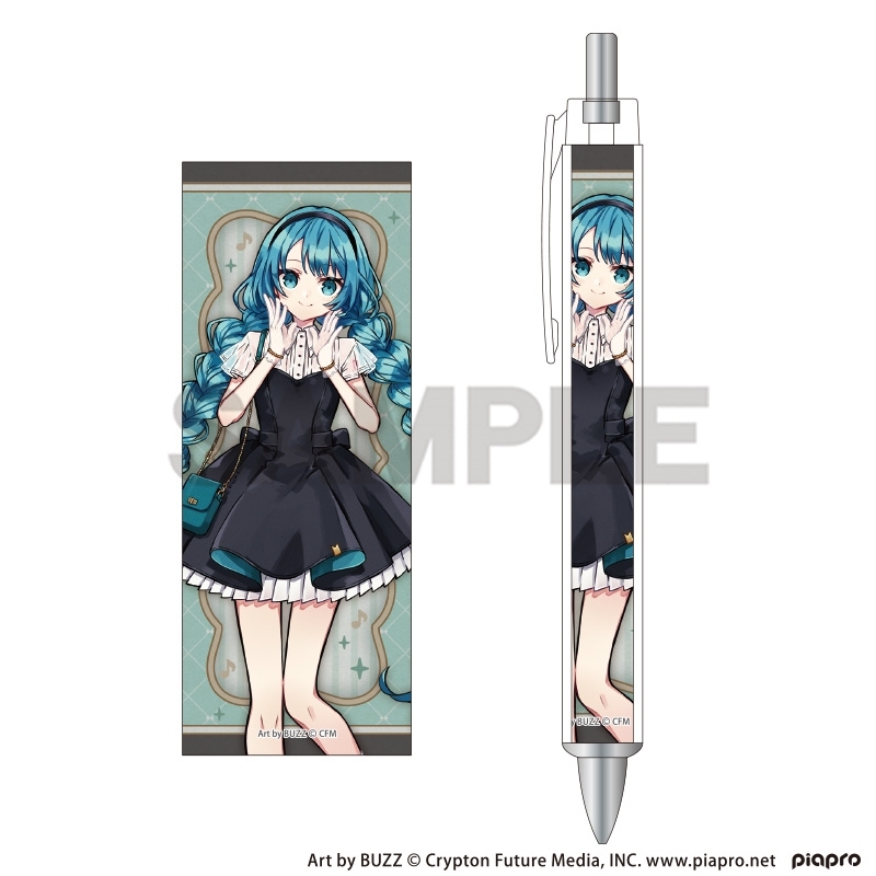 【굿즈-볼펜】 VOCALOID 미쿠 태축 볼펜 하츠네 미쿠 레트로 고베 2025