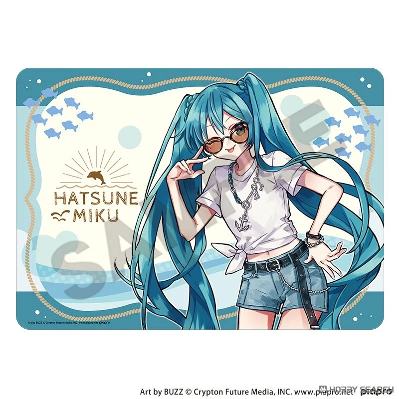 【굿즈-매트】 VOCALOID 러버 매트 하츠네 미쿠 마린 고베 2025