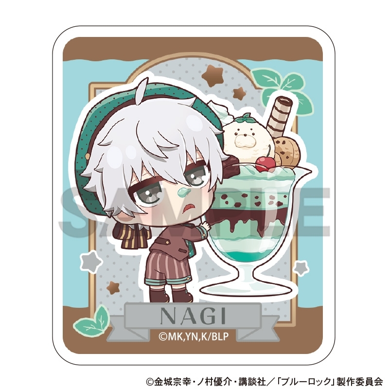 【굿즈-마그넷】 블루 록 아크릴 마그넷 캬라페코 민트초코 나기 세이시로