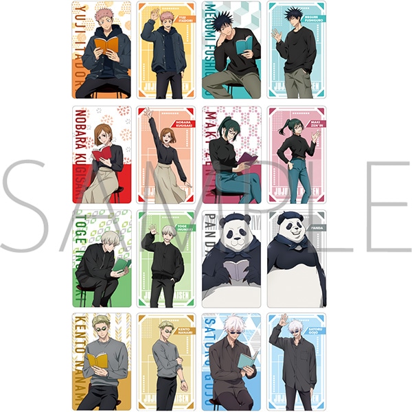 【굿즈-카드】 주술회전 애니판 2기 B8 카드셀렉션/독서