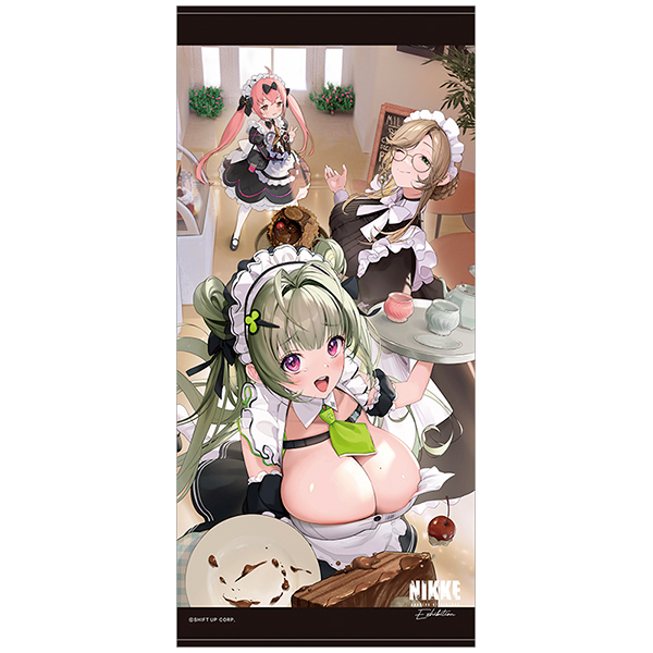 【굿즈-타월】 승리의 여신: 니케 EXHIBITION 빅타올／MAID IN VALENTINE