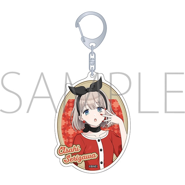 【굿즈-키홀더】 아이돌마스터 샤이니 컬러즈 모바일판 라메 아크릴키홀더/세리자와 아사히