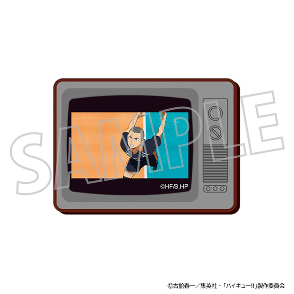 【굿즈-마그넷】 하이큐!! 애니판 TV형 마그넷/타나카 류노스케