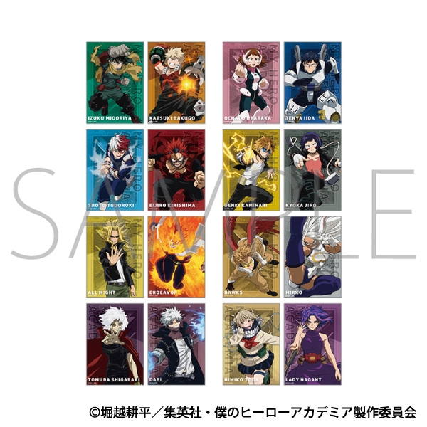 【굿즈-브로마이드】 나의 히어로 아카데미아 애니판 B8 일러스트 시트 컬렉션