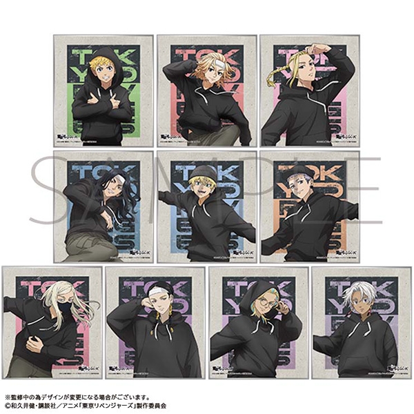 【굿즈-색지】 도쿄 리벤저스 애니판 B10 미니 색지 컬렉션/브레이크댄스