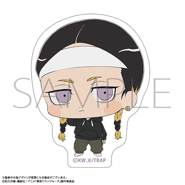 【굿즈-스티커】 도쿄 리벤저스 애니판 스티커/치밋츠 하이타니 란 브레이크댄스