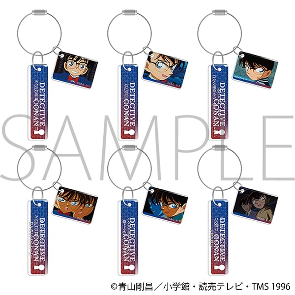 【굿즈-키홀더】 명탐정 코난 애니판 B6 아크릴 플레이트 컬렉션 에도가와 코난 (랜덤)