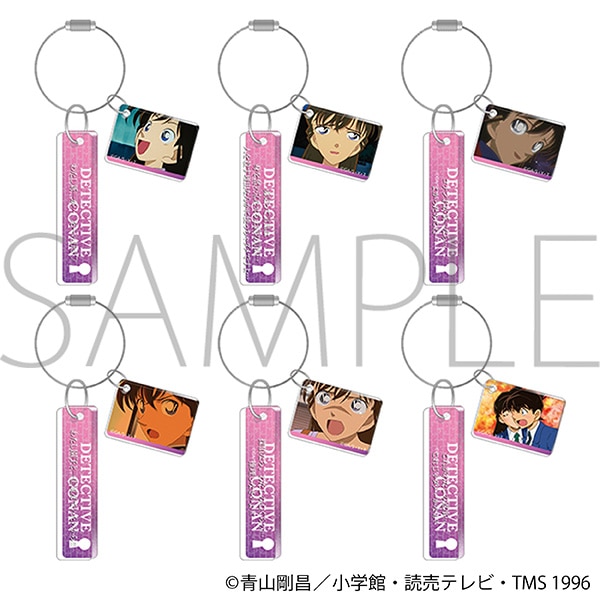 【굿즈-키홀더】 명탐정 코난 애니판 B6 아크릴 플레이트 컬렉션 모리 란 (랜덤)