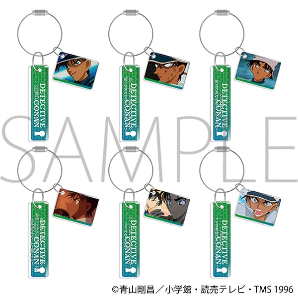 【굿즈-키홀더】 명탐정 코난 애니판 B6 아크릴 플레이트 컬렉션 핫토리 헤이지 (랜덤)