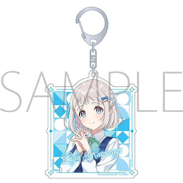 【굿즈-키홀더】 학원 아이돌마스터 라메 아크릴키홀더 카츠라기 릴리야