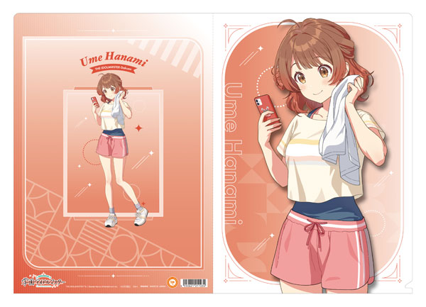 【굿즈-클리어파일】 학원 아이돌마스터 클리어파일/하나미 우메