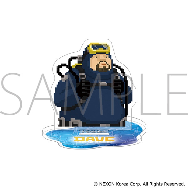 【굿즈-메모스탠드】 데이브 더 다이버 아크릴 메모 스탠드/데이브