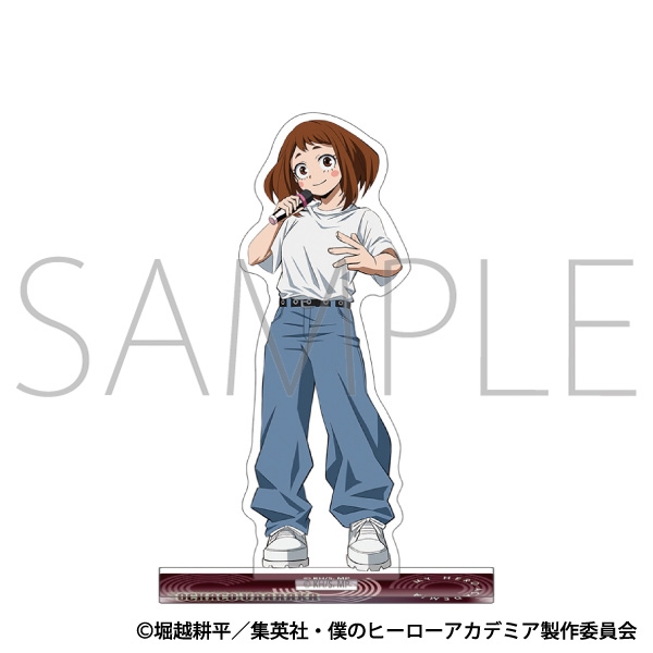 【굿즈-스탠드팝】 나의 히어로 아카데미아 애니판 아크릴스탠드/우라라카 오챠코 U.A. BEAT BOXER