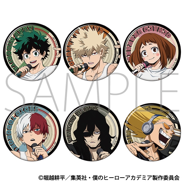 【굿즈-캔뱃지】 나의 히어로 아카데미아 애니판 B6 캐릭 뱃지 컬렉션/U.A. BEAT BOXER
