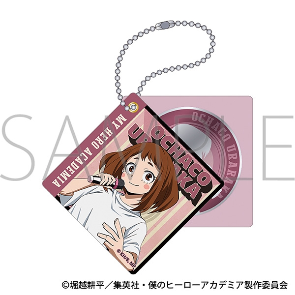 【굿즈-거울】 나의 히어로 아카데미아 애니판 CD풍 슬라이드 아크릴 거울/우라라카 오챠코 U.A. BEAT BOXER