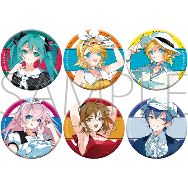 【굿즈-캔뱃지】 VOCALOID B6 캐릭 뱃지 컬렉션