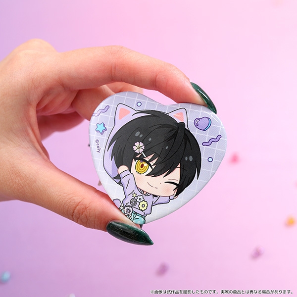 【굿즈-캔뱃지】 마법사의 약속 원작판 B9 하트형 캐릭 뱃지 팝ver. B (랜덤)